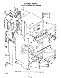 CABINET Diagram and Parts List for ET16JMYSN00  Whirlpool Refrigerator