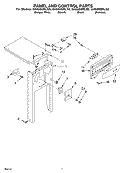 PANEL AND CONTROL Diagram and Parts List for GX900QPLB0  Whirlpool Trash Compactor
