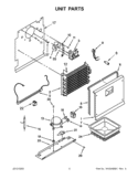 Part Location Diagram of WPW10491891 Whirlpool Bimetal Defrost Thermostat