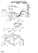 MACHINE BASE Diagram and Parts List for KAWE565BAL0  KitchenAid Washer
