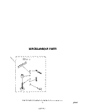 MISCELLANEOUS Diagram and Parts List for LA3300XPW4  Whirlpool Washer