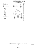 MISCELLANEOUS , LITERATURE AND OPTIONAL Diagram and Parts List for LA5380XPW2  Whirlpool Washer