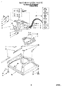 MACHINE BASE Diagram and Parts List for 3XLA87W92BQ0  Whirlpool Washer