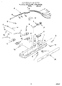 CONTROL Diagram and Parts List for 4YED27DQFN01  Whirlpool Refrigerator