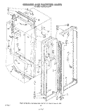 BREAKER AND PARTITION Diagram and Parts List for KSRF26DSWHY1  KitchenAid Refrigerator