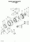 Part Location Diagram of W10193000 Whirlpool SPRING