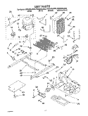UNIT Diagram and Parts List for KSRK25ILBL02  KitchenAid Refrigerator