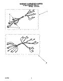 WIRING HARNESS Diagram and Parts List for FEP310YW1  Roper Range