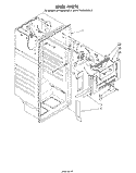 LINER Diagram and Parts List for ET18JMXRWR3  Whirlpool Refrigerator