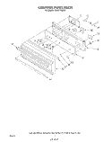 CONTROL PANEL , LIT/OPTIONAL Diagram and Parts List for KEBS176SBL3  KitchenAid Wall Oven