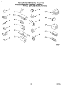 WIRING HARNESS Diagram and Parts List for CAE2791AN0  Whirlpool Washer