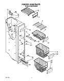 FREEZER LINER Diagram and Parts List for KSRS25QXAL00  KitchenAid Refrigerator
