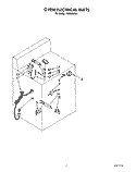 OVEN ELECTRICAL Diagram and Parts List for FGS385VL1  Whirlpool Range