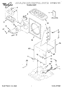 SECTION Diagram and Parts List for AD40J1  Whirlpool Dehumidifier