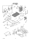 UNIT Diagram and Parts List for 3XARG485WP00  Whirlpool Refrigerator