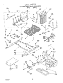 UNIT Diagram and Parts List for 6ED22DQXFW01  Whirlpool Refrigerator