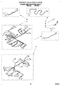 Part Location Diagram of 3185967 Whirlpool Wiring Harness (Lower Oven)
