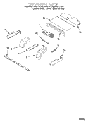 TOP VENTING, OPTIONAL Diagram and Parts List for GBS277PDQ4  Whirlpool Wall Oven