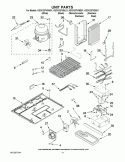 UNIT PARTS Diagram and Parts List for KSCK23FVMS01  KitchenAid Refrigerator