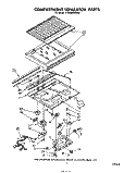 COMPARTMENT SEPARATOR Diagram and Parts List for ET20GKXSW00  Whirlpool Refrigerator