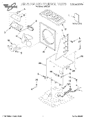 SECTION Diagram and Parts List for AD25TJ0  Whirlpool Dehumidifier