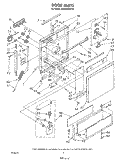 DOOR Diagram and Parts List for GDP8700XTN2  Whirlpool Dishwasher