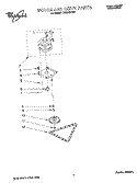 MOTOR AND DRIVE, LITERATURE Diagram and Parts List for TC800SPDB1  Whirlpool Trash Compactor