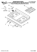 Part Location Diagram of WP3192486 Whirlpool Range Burner Cap