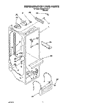 REFRIGERATOR LINER Diagram and Parts List for KSRB22QABL11  KitchenAid Refrigerator