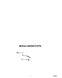 MISCELLANEOUS Diagram and Parts List for TAWM200AN0  Estate Washer