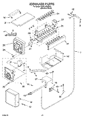 ICEMAKER PARTS Diagram and Parts List for KSSC48QMS00  KitchenAid Refrigerator