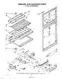 BREAKER AND PARTITION Diagram and Parts List for ET16AKXLWR0  Whirlpool Refrigerator