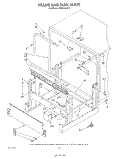 FRAME AND TANK Diagram and Parts List for 4KUDI220T2  KitchenAid Dishwasher