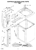 Part Location Diagram of 326027101 Whirlpool BRACKET