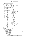 GEARCASE Diagram and Parts List for LA5950XSW0  Whirlpool Washer