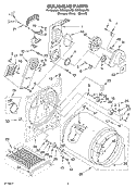 Part Location Diagram of 3406656 Whirlpool SENSOR