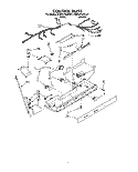 CONTROL Diagram and Parts List for KSRS27QAWH07  KitchenAid Refrigerator
