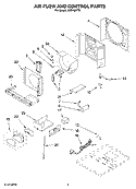 Part Location Diagram of 8215302 Whirlpool Microcomputer