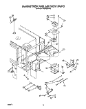 MAGNETRON AND AIR FLOW Diagram and Parts List for RM978BXVW2  Whirlpool Microwave Oven Combo