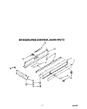 REFRIGERATOR CONTROL PANEL Diagram and Parts List for KSSS48MWX00  KitchenAid Refrigerator