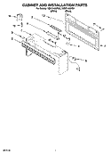 Part Location Diagram of 8185494 Whirlpool Upper Template