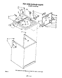TOP AND CABINET , LITERATURE AND OPTIONAL Diagram and Parts List for LA6500XPW4  Whirlpool Washer