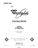 SECTION Diagram and Parts List for LE7080XTG0  Whirlpool Dryer