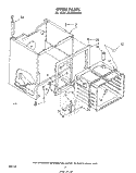 SECTION Diagram and Parts List for RF302EXPW0  Whirlpool Range