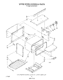 UPPER OVEN INTERNAL, LIT/OPTIONAL Diagram and Parts List for SE950PERW5  Whirlpool Range