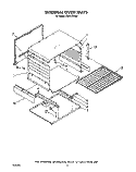 INTERNAL OVEN Diagram and Parts List for FGP315VW4  Roper Range