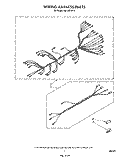 WIRING HARNESS Diagram and Parts List for RB130PXV0  Whirlpool Wall Oven