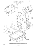 SECTION Diagram and Parts List for KGCS160SWH1  KitchenAid Cooktop