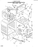LINER Diagram and Parts List for 8ET16NKXDN00  Whirlpool Refrigerator