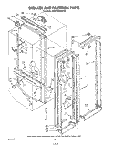 BREAKER AND PARTITION Diagram and Parts List for KSRF22DSWHY0  KitchenAid Refrigerator